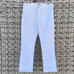 Baldwin Kansas City Cindy White mid rise baby boot jeans size 29